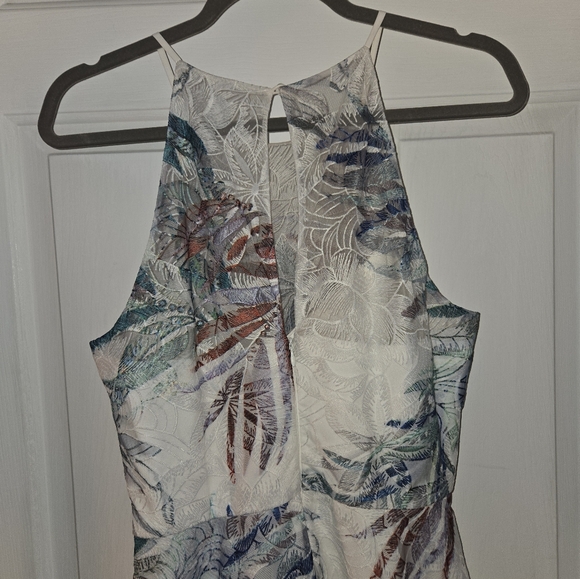 Mark & James Badgley Mischka Hi-low Embroidered Dress Size 12 - Picture 3 of 9